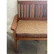 5ft Clearance Bench Cushion - Mustard with Brown Sides