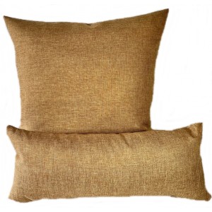 Cushion & Bolster Set - Mustard Cushion & Bolster Set - Mustard