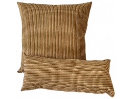 Cushion & Bolster Set - Mustard Stripe
