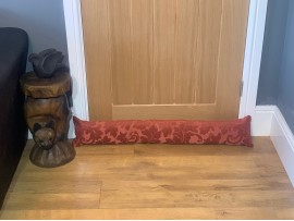 Draught Excluder - Orange Embossed