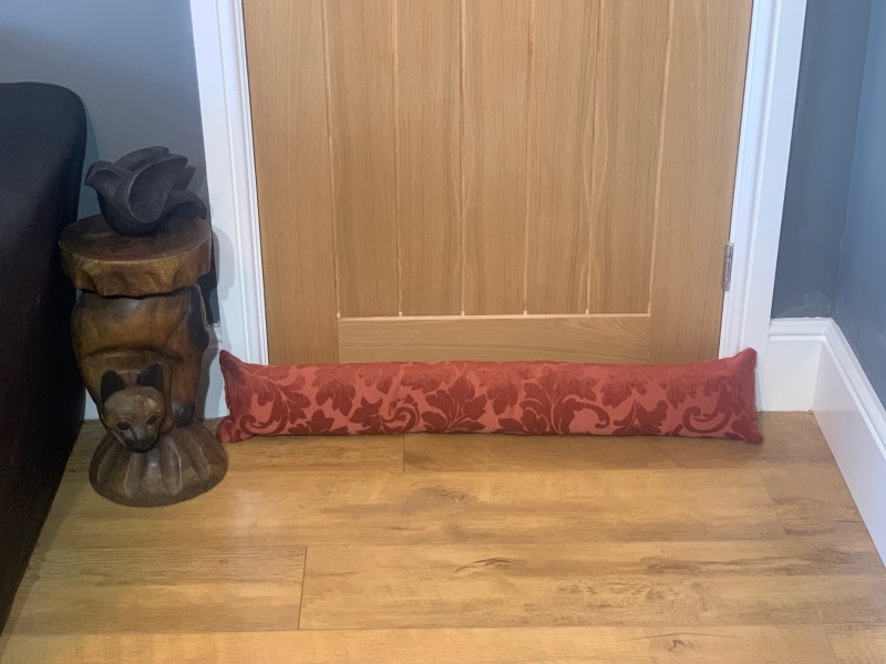 Draught Excluder - Orange Embossed