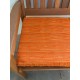 3ft Clearance Bench Cushion - Orange Stripe