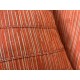 4ft Clearance Bench Set with Side Pillows - Orange Stripe