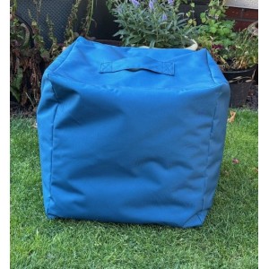 Garden Cube Beanbag - Petrol Blue