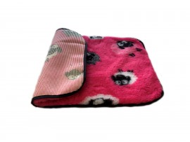 PnH Veterinary Bedding ® - BINDED - NON SLIP - Pink Sheep