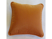 Orange Dotted Scatter Cushion - 40cm x 40cm - COMPLETE WITH HOLLOW FIBRE FILLING