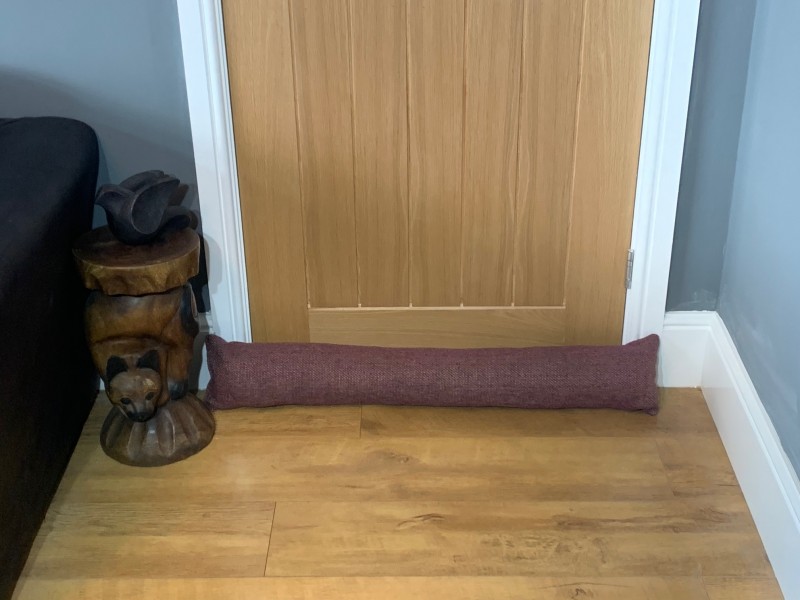 Draught Excluder - Purple Fleck