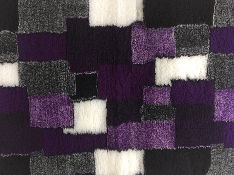 Clearance PnH Veterinary Bedding - NON SLIP - Purple Patchwork - 75cm x 50cm