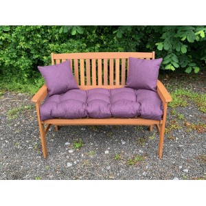 Blown Fibre Garden Bench Cushion - Purple Blown Fibre Garden Bench Cushion - Purple