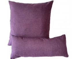 Cushion & Bolster Set - Purple