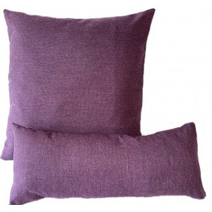 Cushion & Bolster Set - Purple Cushion & Bolster Set - Purple