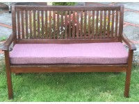 Garden Bench Cushion - Purple Fleckled