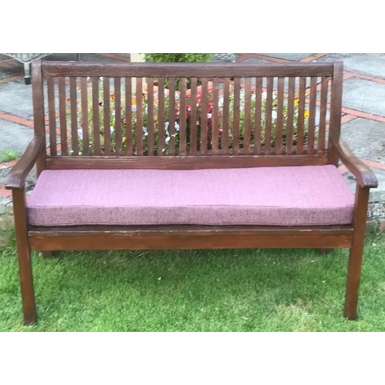 4ft Clearance Bench Cushion - Purple Fleckled