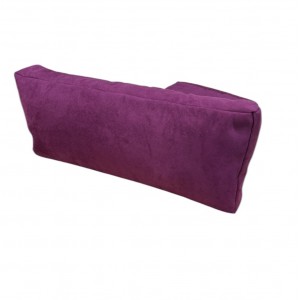 Aubergine Purple Faux Suede Head Rest
