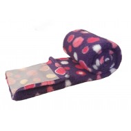 PnH Veterinary Bedding - Non Slip - Purple with Pink Circles