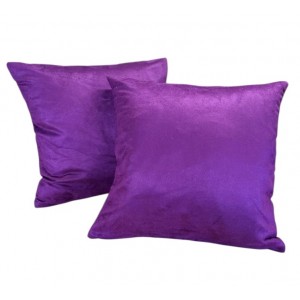 Large Cushion - 65cm x 65cm - Aubergine Faux Suede