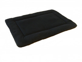 Polar Fleece Quilted Dog Pad - Black