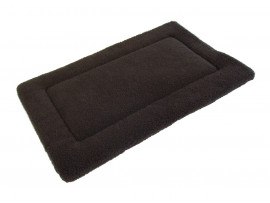 Sherpa Fleece Quilted Dog Pad - Brown