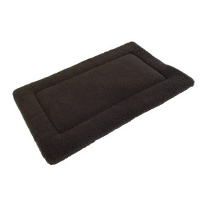 Sherpa Fleece Quilted Dog Pad - Brown