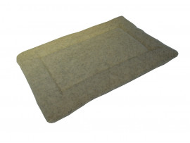 Sherpa Fleece Quilted Dog Pad - Cashmere Cream