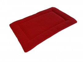 Polar Fleece Quilted Dog Pad - Red