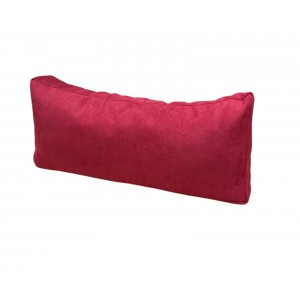 Crimson Red Faux Suede Head Rest