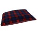 Red Tartan - Sherpa Fleece Dog Bed Cushion