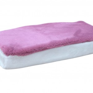 Cat Window Bed - Soft Plush Fur - Rose Pink