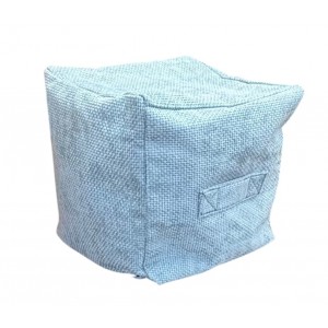 Cube Beanbag - Rutland Fabric - Ice Blue