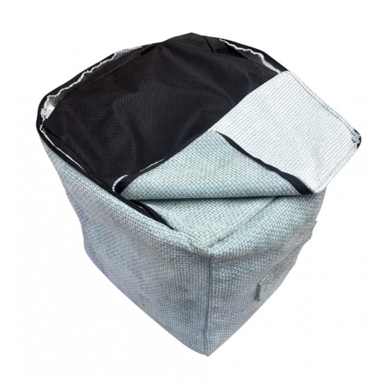 Cube Beanbag - Rutland Fabric - Ice Blue