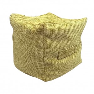 Cube Beanbag - Rutland Fabric - Mustard