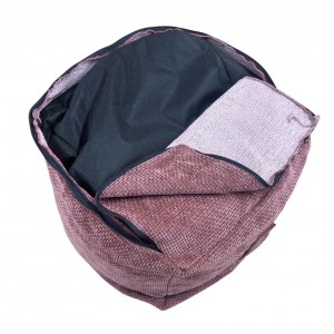 Cube Beanbag - Rutland Fabric - Rose