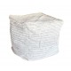 Cube Beanbag - Plush Jumbo Cord - Silver Shark