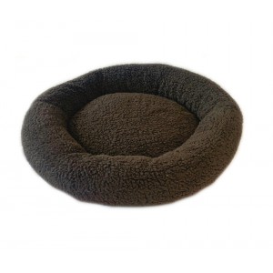 Donut Snuggle Bed - Anti Anxiety Calming Dog Bed - Brown Donut Snuggle Bed - Anti Anxiety Calming Dog Bed - Brown