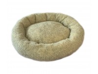 Donut Snuggle Bed - Anti Anxiety Calming Dog Bed - Cashmere Cream