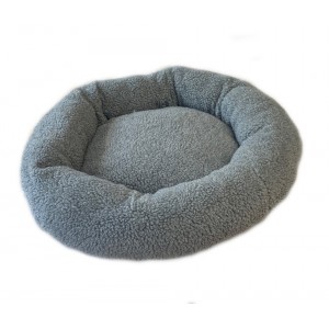 Donut Snuggle Bed - Anti Anxiety Calming Dog Bed - Grey Donut Snuggle Bed - Anti Anxiety Calming Dog Bed - Grey