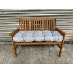 Blown Fibre Garden Bench Cushion - Soft Grey Blown Fibre Garden Bench Cushion - Soft Grey