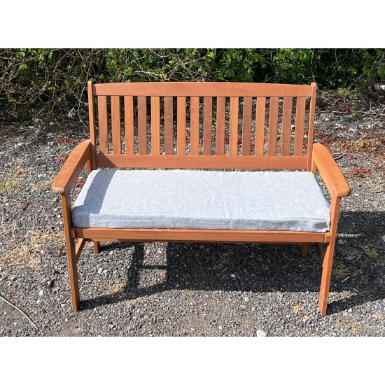 Garden Bench Cushion with Optional Sets - Soft Grey