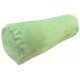Round Bolster Cushion - Faux Suede - Olive Green