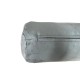 Round Bolster Cushion - Faux Suede - Grey