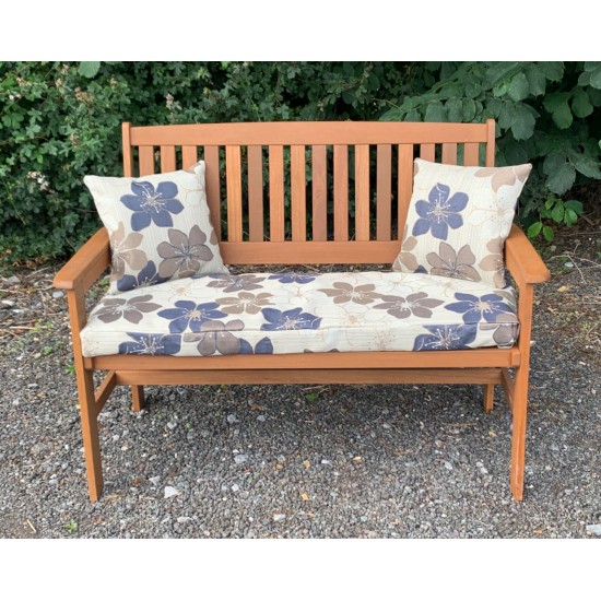 3ft Clearance Bench Set with Side Pillows - Summer Floral