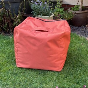 Garden Cube Beanbag - Terracotta