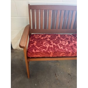 3ft Clearance Bench Cushion - Terracotta Embossed