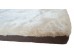 Luxury Faux Fur Orthopaedic Dog Bed - Cream 