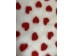 PnH Veterinary Bedding - NON SLIP - By The Roll - White with Red Hearts